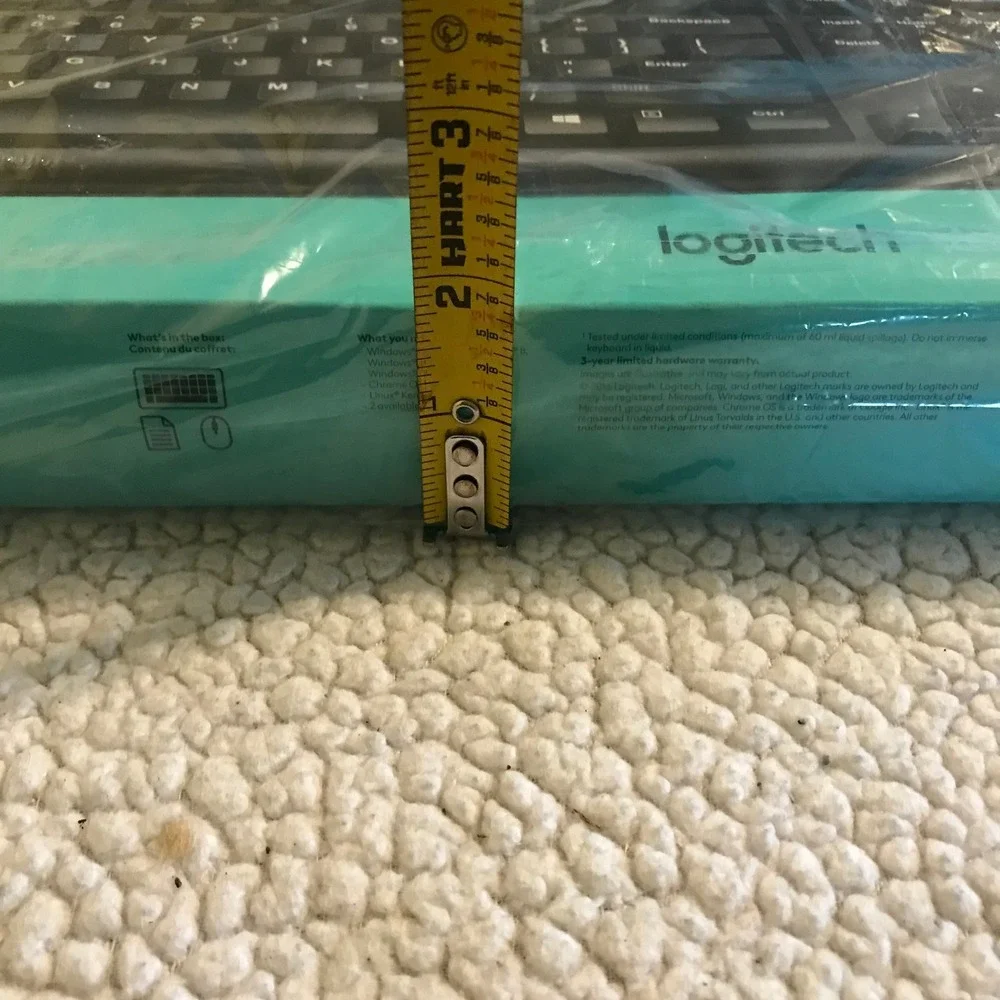 Logitech MK120 Wired Keyboard and Mouse Combo USB Plug and Play Black 920-002478
